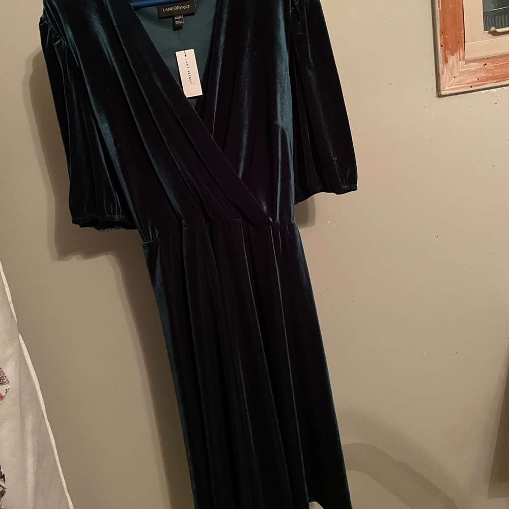 Lane Bryant velour dress
